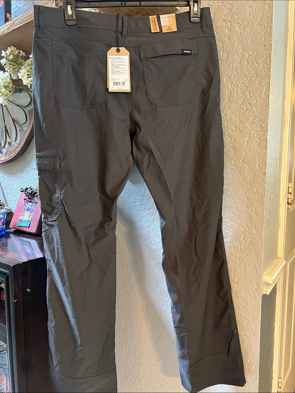 Prana Men's Dark Gray Cargo Pants